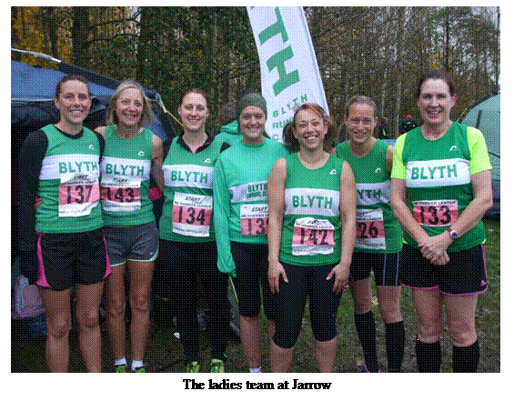 Text Box:  
The ladies team at Jarrow
